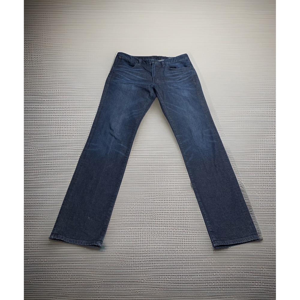 Bonobos The Jetsetter Jean Mens Size‎ 33/32 Dark Indigo Turkish Denim Straight